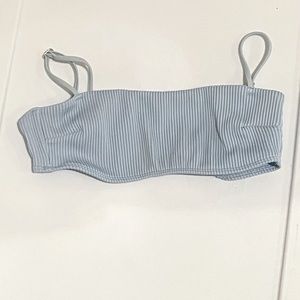 Hollister baby blue bathing suit top